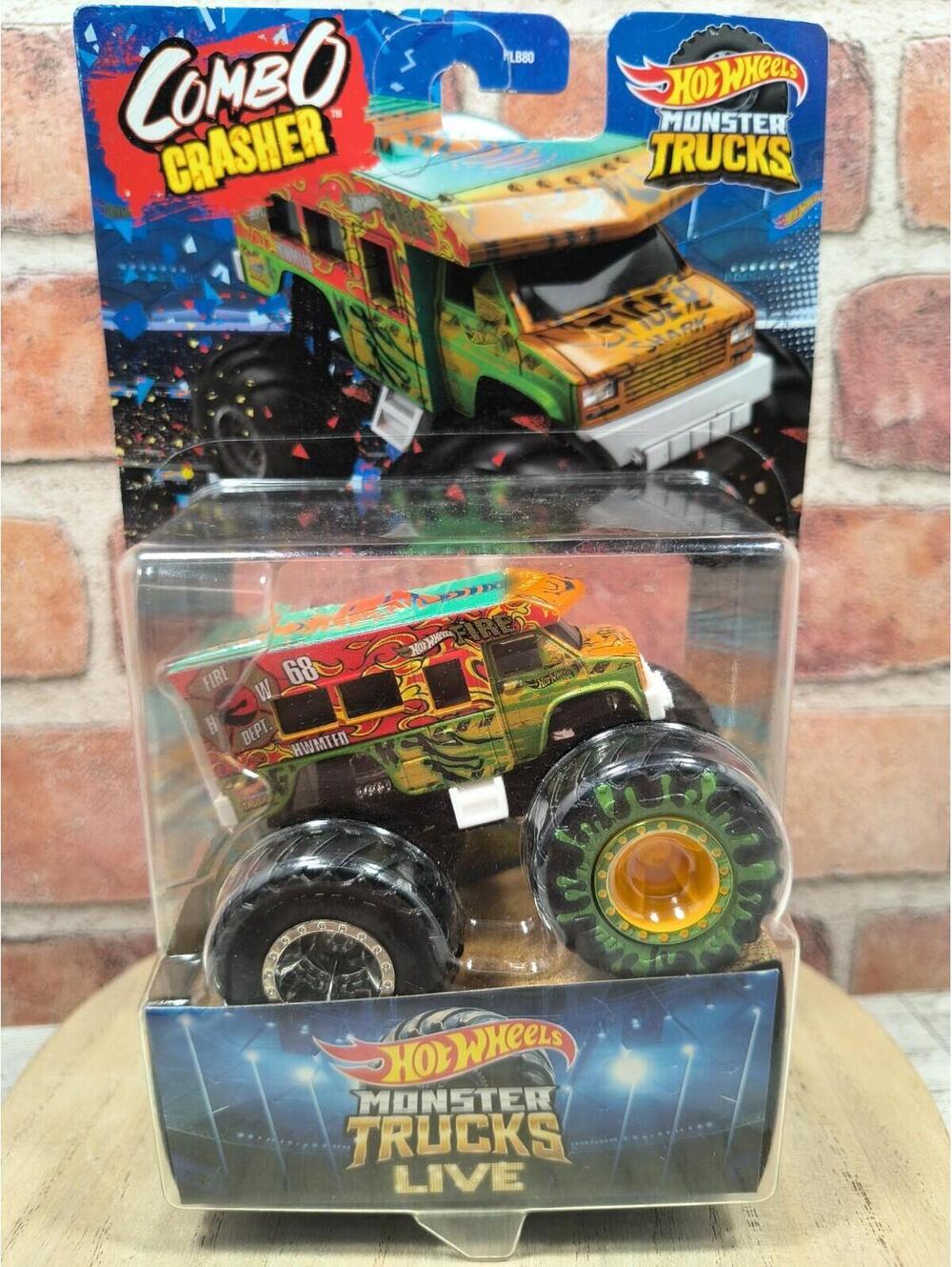 Hot Wheels Monster Trucks Live Combo Crasher 1:64 Diecast Monster Truck
